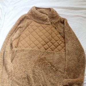 Eden Ruth Snap Button Sherpa